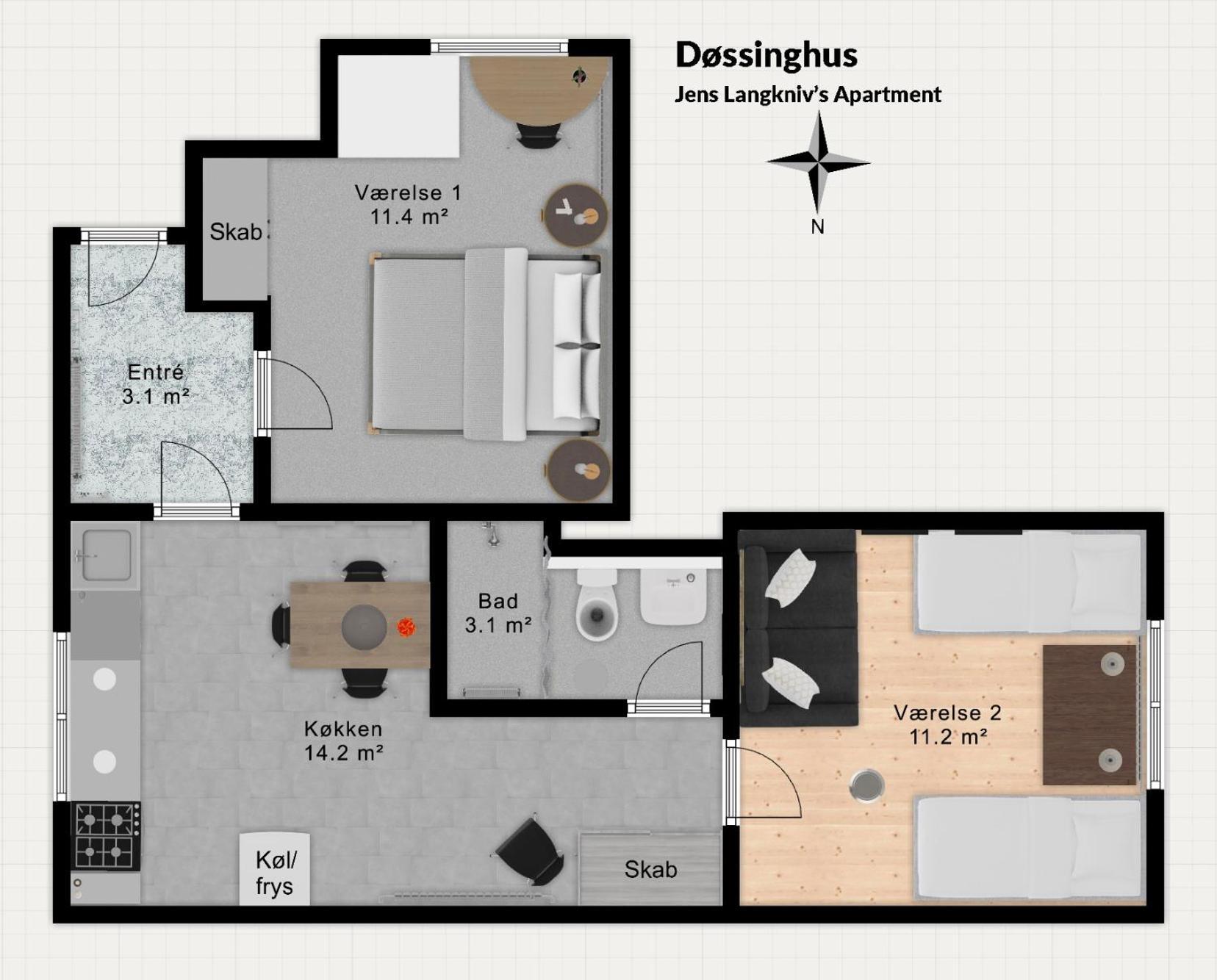 Dossinghus Holiday Apartments Kjellerup المظهر الخارجي الصورة